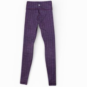 lululemon athletica Ziggy Wee September Plum Leggings. EC. Size.